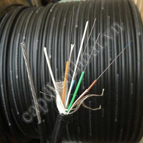 Cáp quang treo 8 sợi hay còn gọi cáp quang treo 8FO,fiber cable 8 core