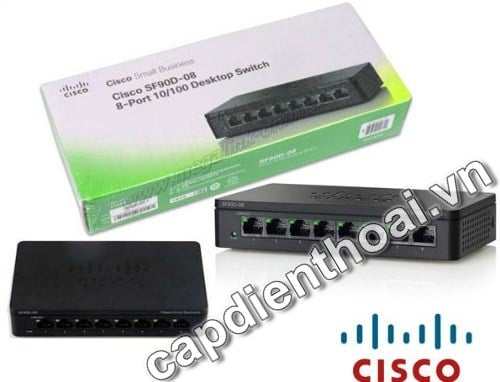 Thiết bị mạng switch cisco 8 port gigabit SG90D-08