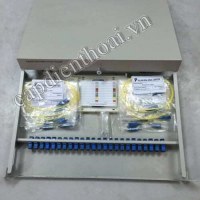 Hộp phối quang ODF trong nhà 12Fo - đầy đủ phụ kiện