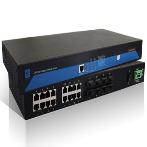 Switch công nghiệp 16 cổng Ethernet + 8 cổng quang Multi-mode